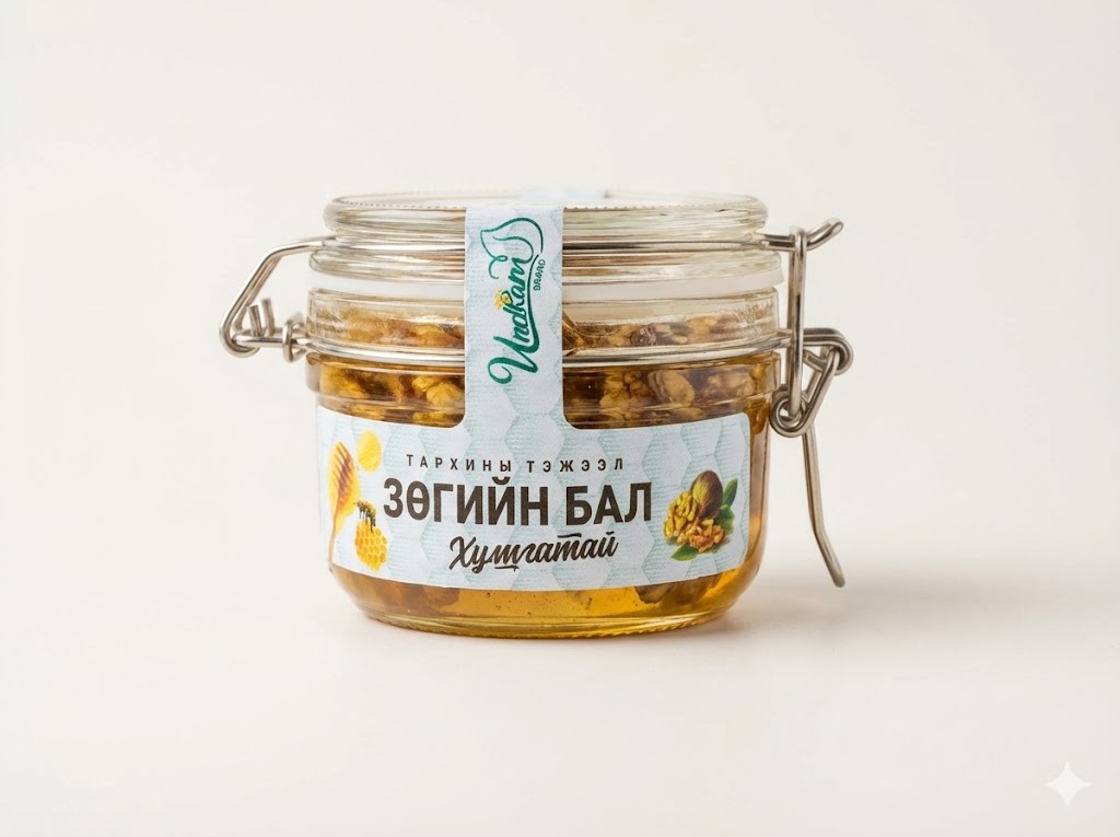 Хушгатай зөгийн бал 180гр